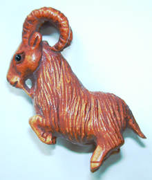 ASTROLOGICAL OJIME BEAD - CAPRICORN GOAT